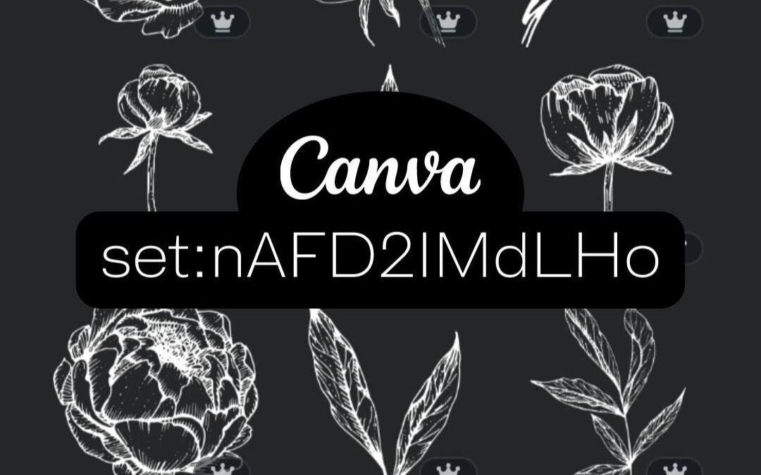 My 50 Favourite FLORAL ELEMENT Sets on Canva