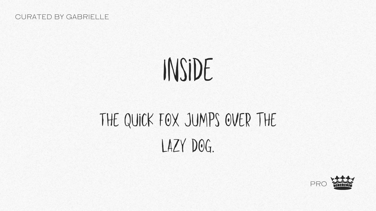 10 - Inside Witchy canva font "Inside" text example