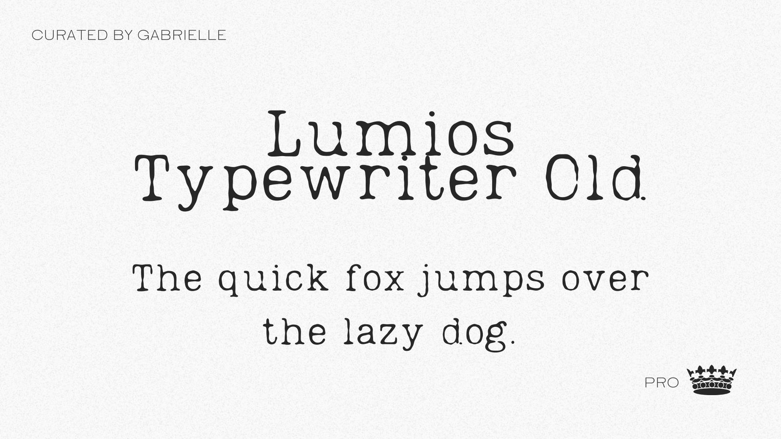 12 - Lumios Typewriter Old Lumios Typewriter Old Witchy Canva Pro font type example
