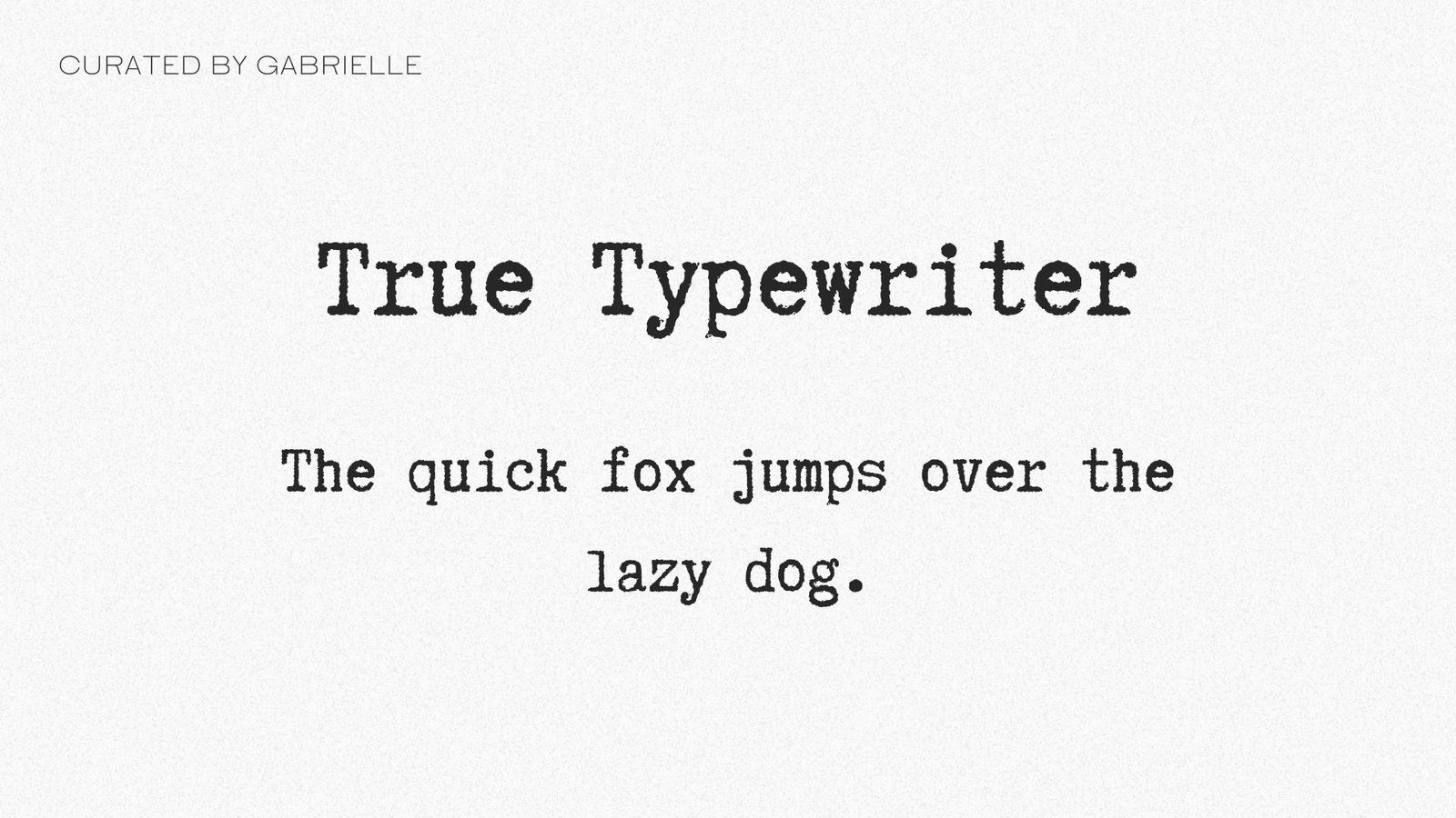 14 - True Typewriter True Typewriter witchy Canva free font type example