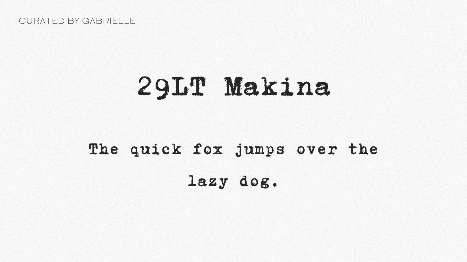 15 - 29LT Makina 29LT Makina Canva free witchy font example text