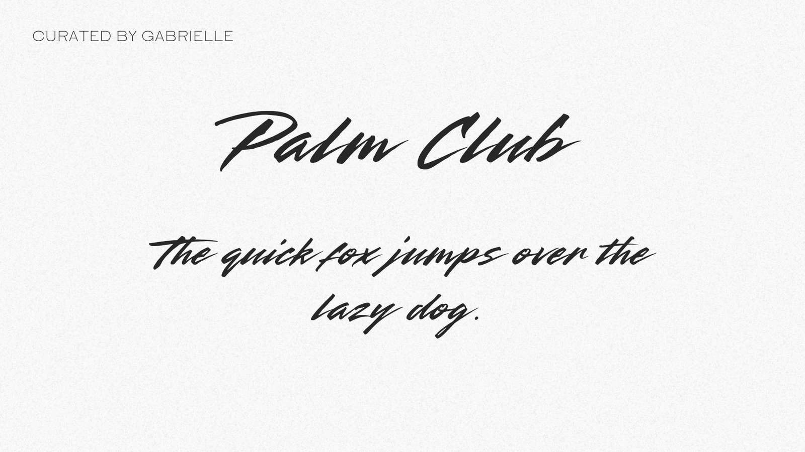 18 - Palm Club Palm Club free witchy Canva font text example