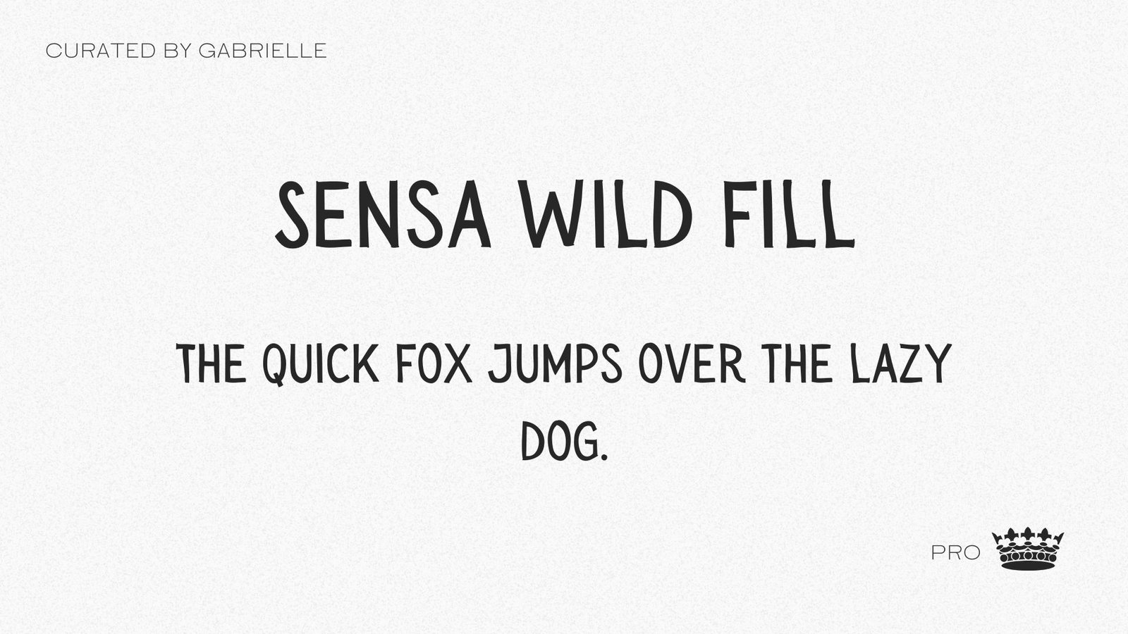 20 - Sensa Wild Fill Sensa Wild Fill Canva witchy pro font text example