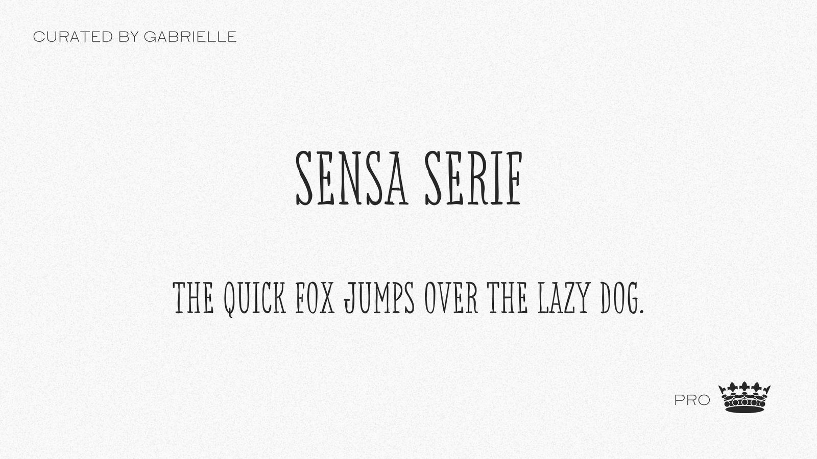 21 - Sensa Serif Sensa Serif witchy canva font for pro users, text example