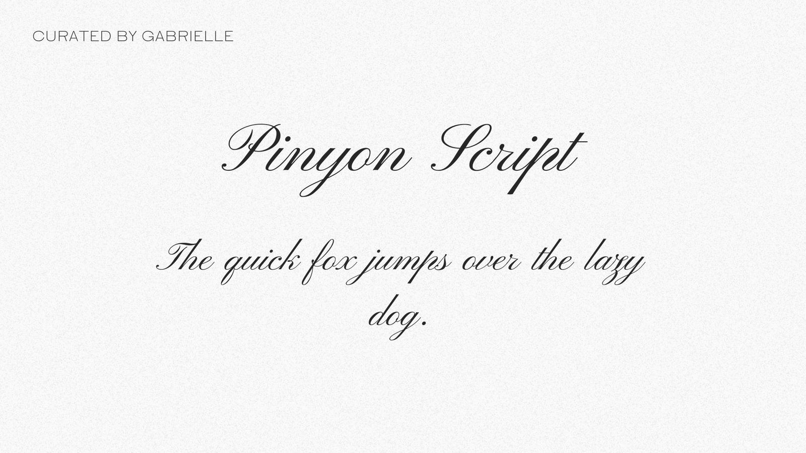 24 - Pinyon Script Pinyon Script witchy Canva font available for free