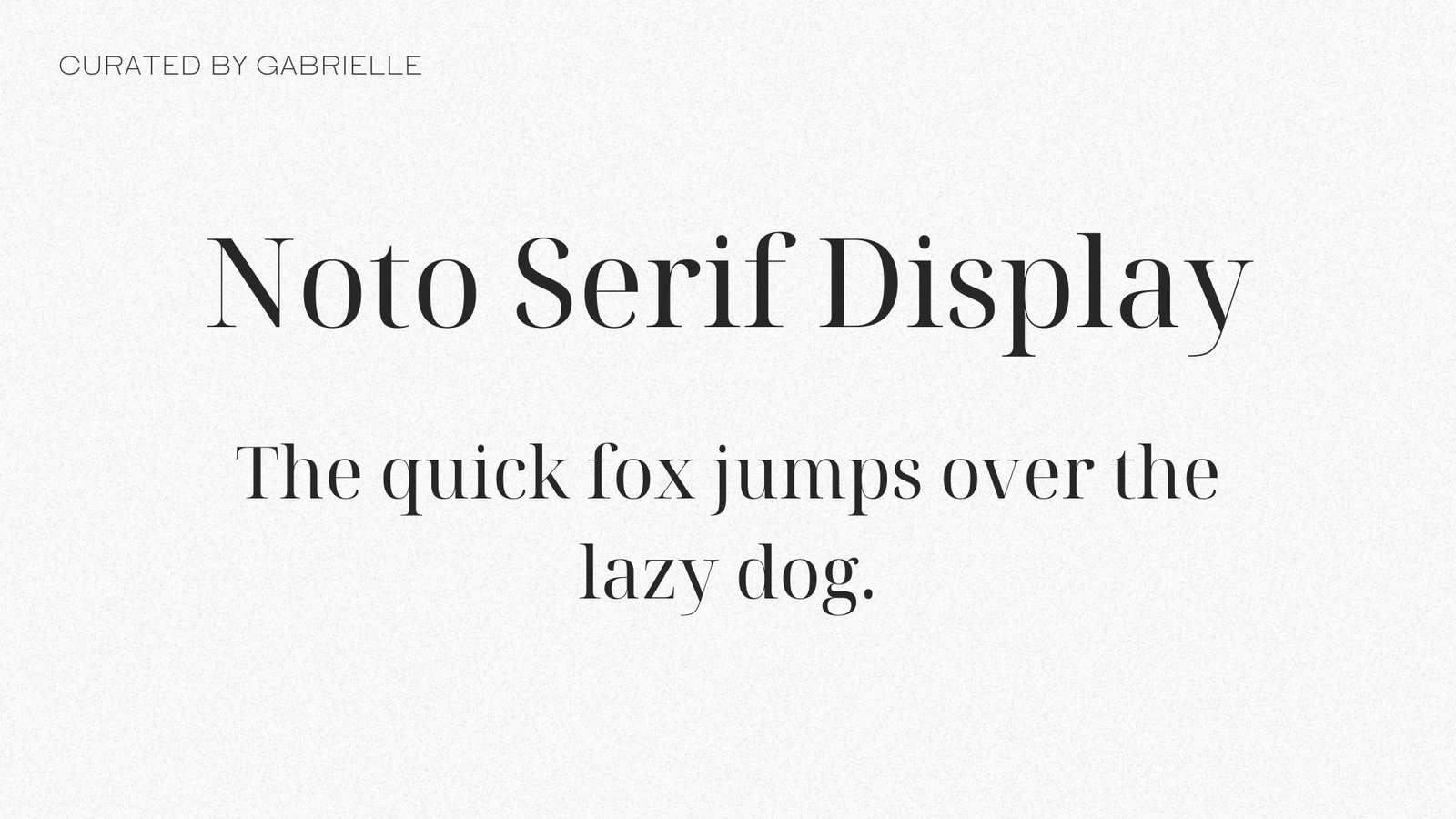 28 - Noto Serif Display Noto Serif Display Canva free witchy font text sample