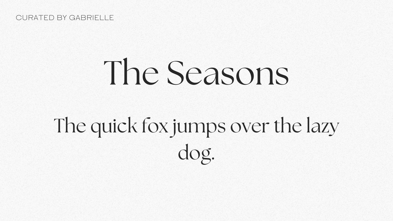 29 - The Seasons The Seasons witchy serif Canva font text example