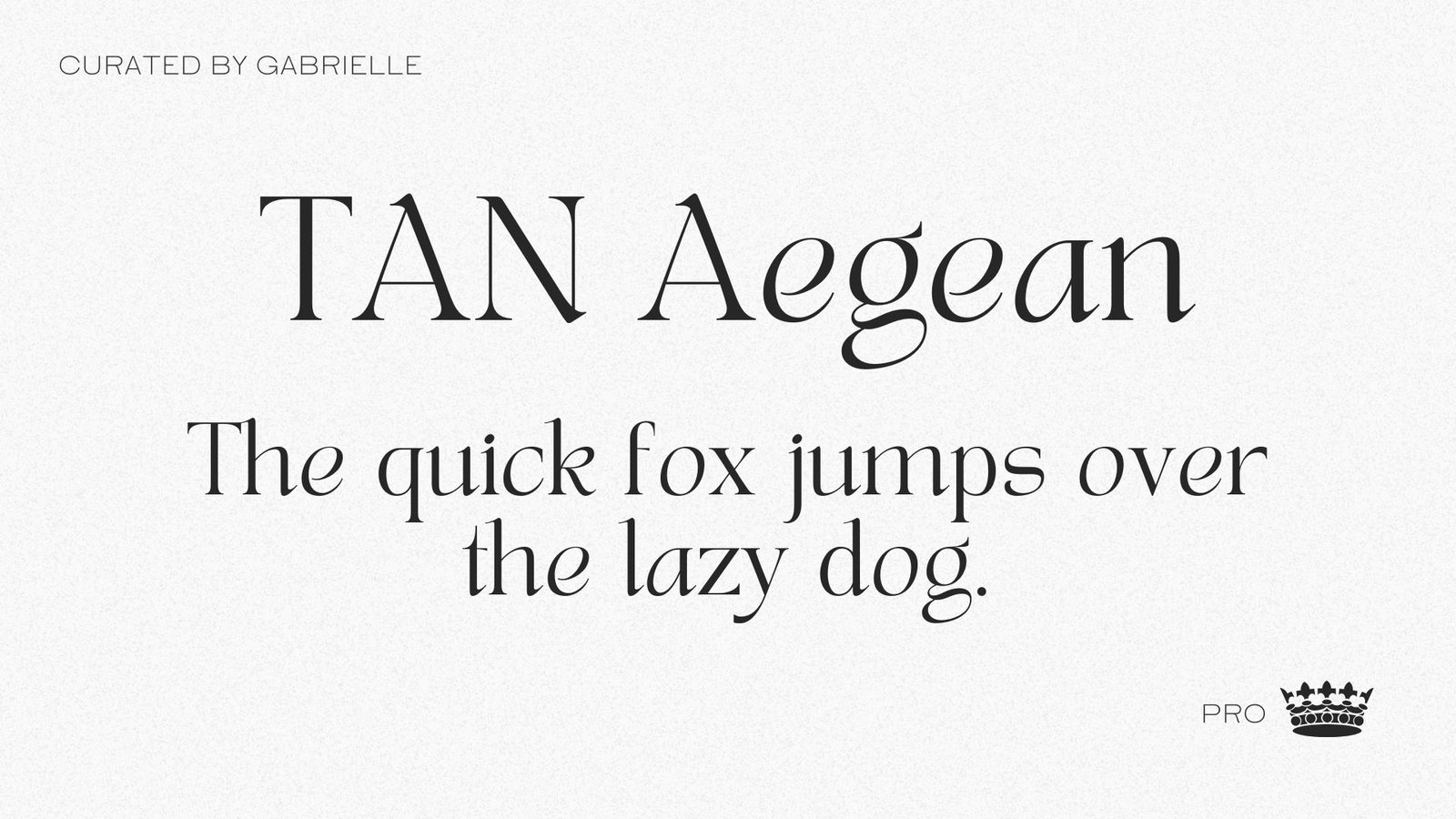 31 - TAN Aegean TAN Aegean witchy Canva pro font sample text
