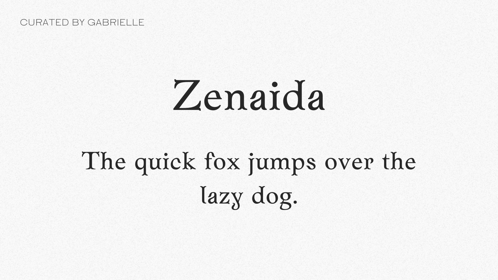 32 - Zenaida Zenaida witchy Canva font text example