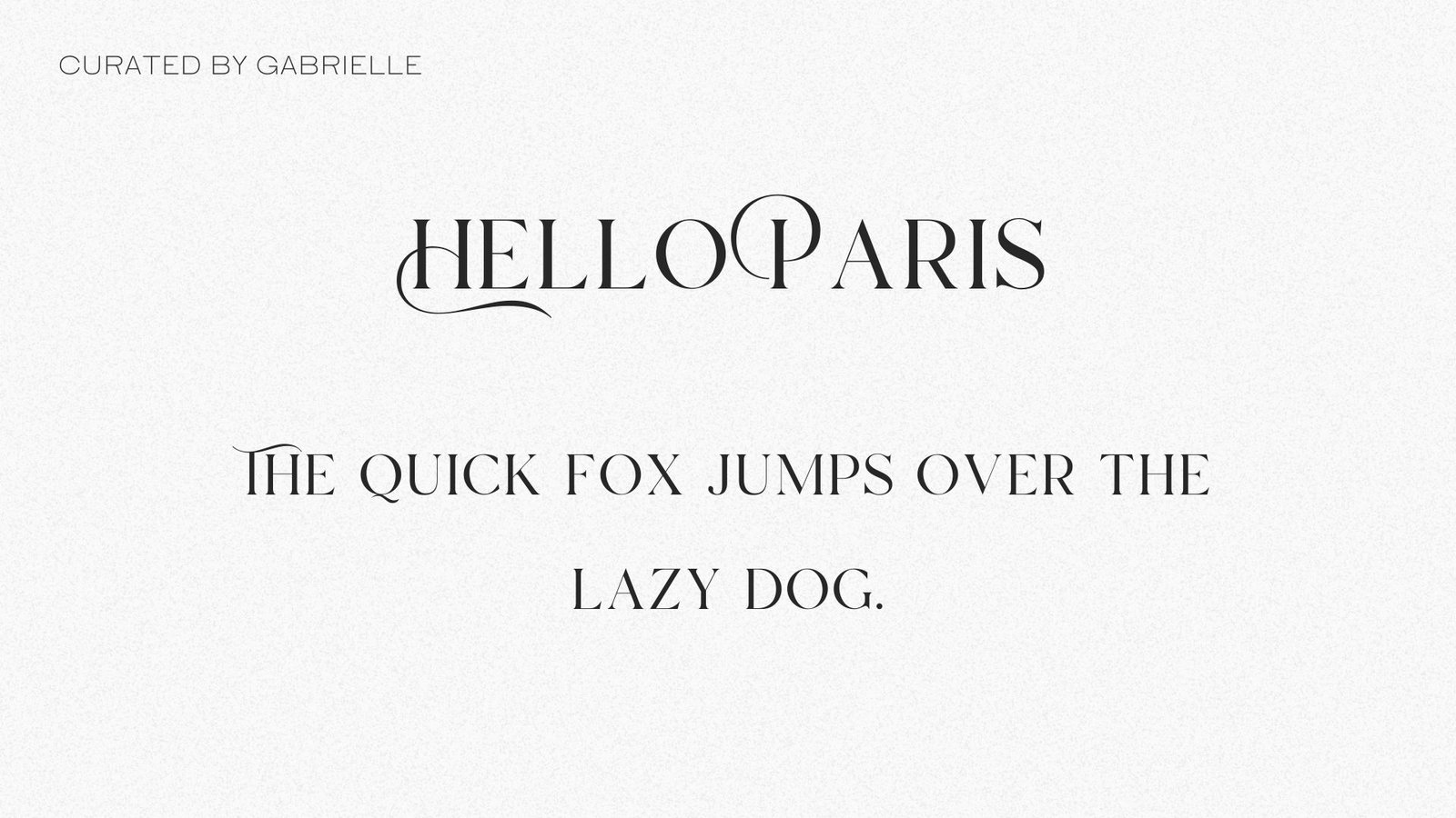 33 - Hello Paris Hello Paris witchy Canva font text example