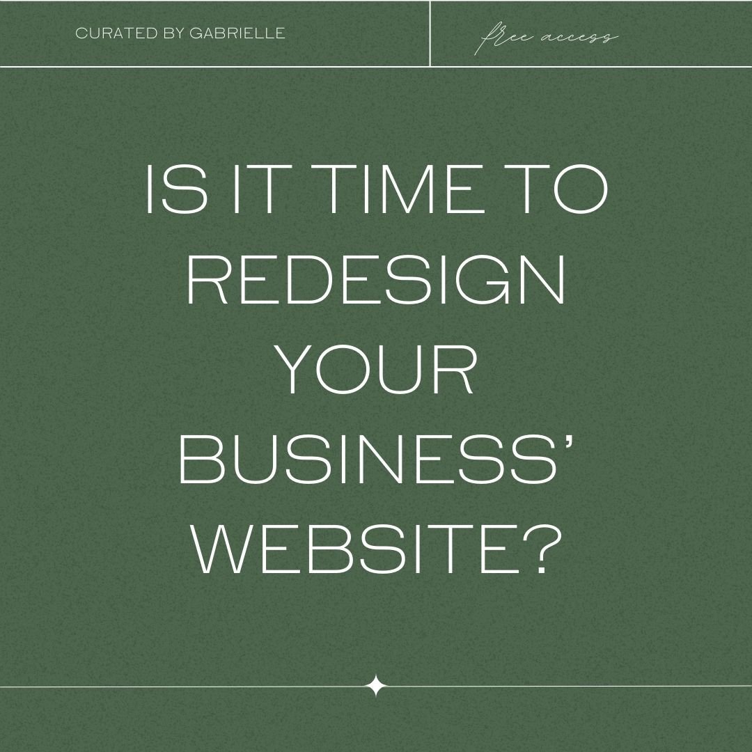 When is it time to redesign your website? | DIY Web Design