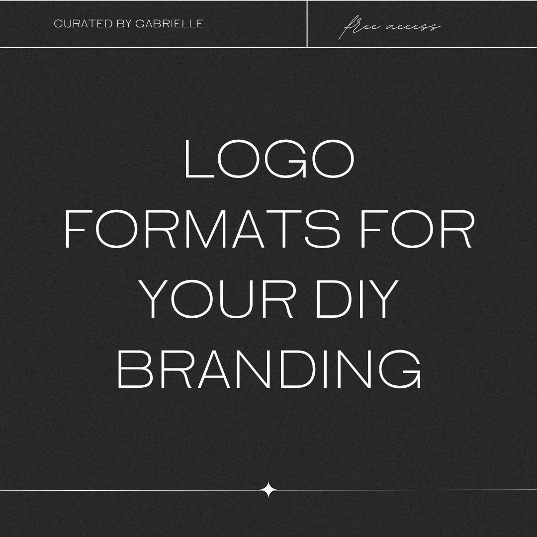 Logo Formats your DIY Branding Suite Needs | DIY Brand Design