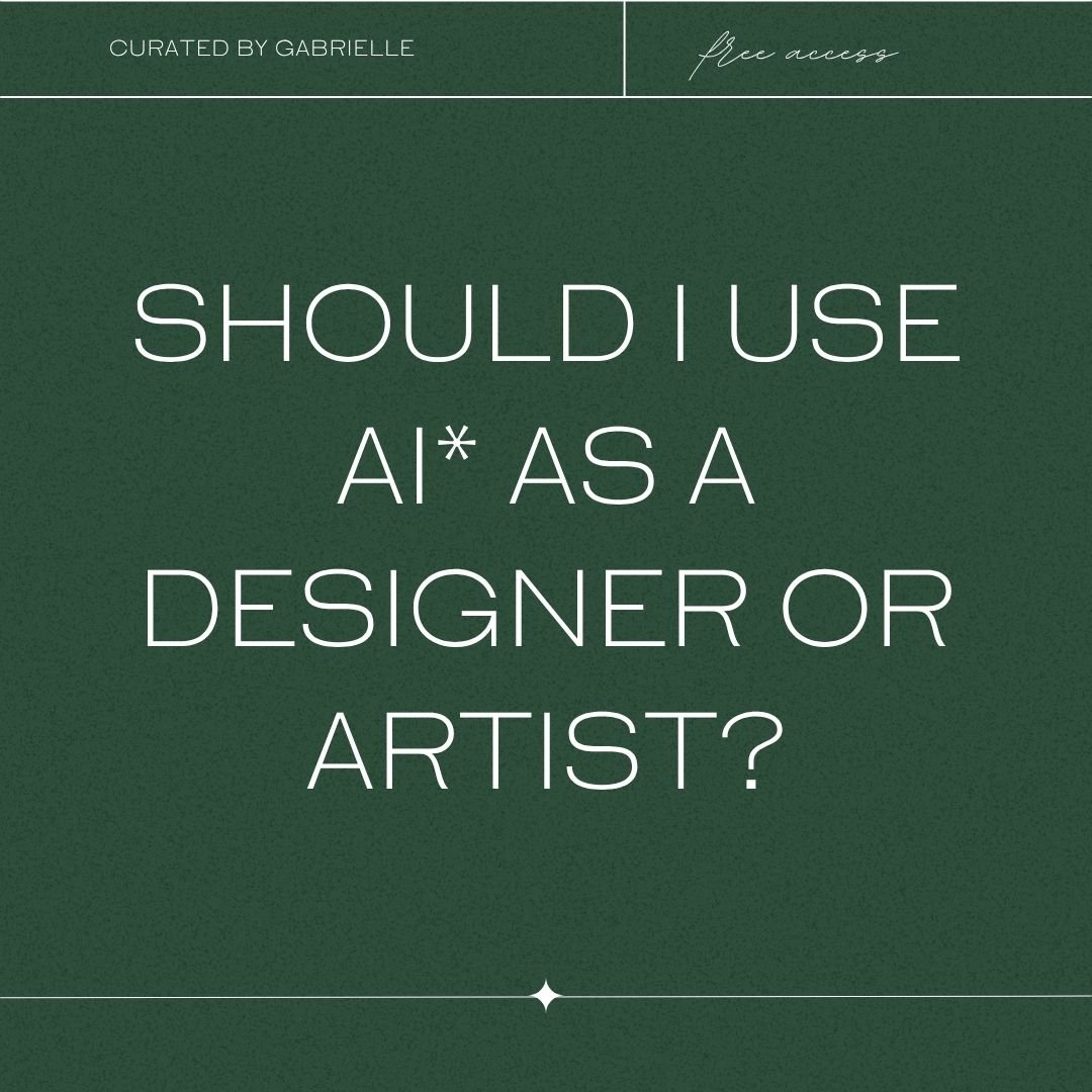 Should You Use genAI as a Designer or Artist? | Design & Artificial Intelligence