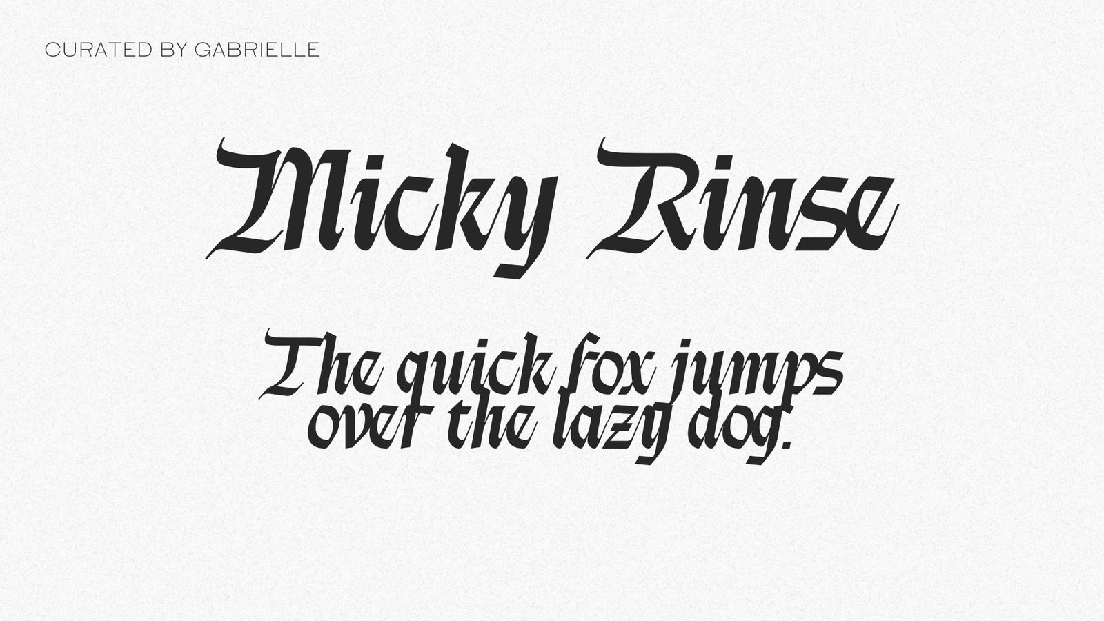Macabro Danger Canva font example