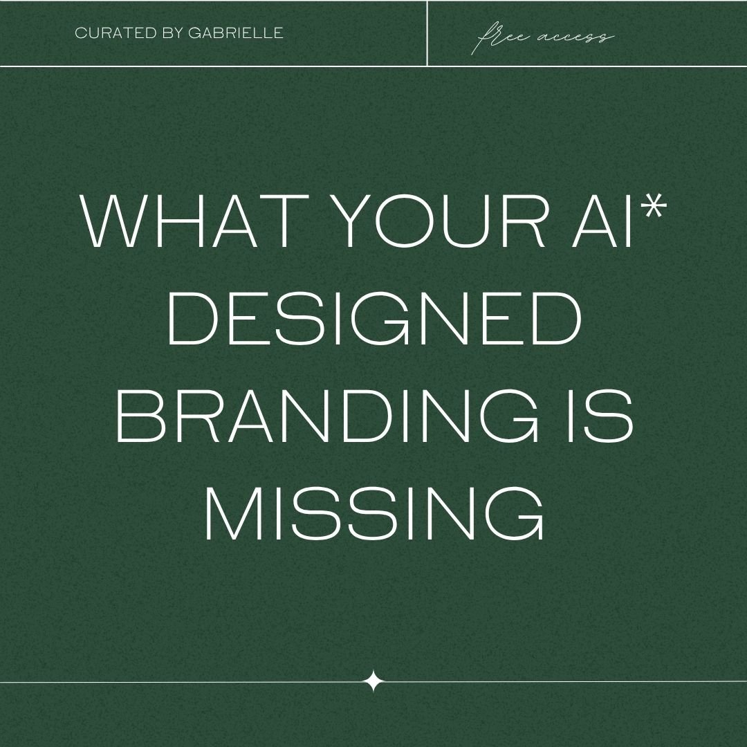 What your AI Branding is Missing | DIY Brand Design & The AI Reality